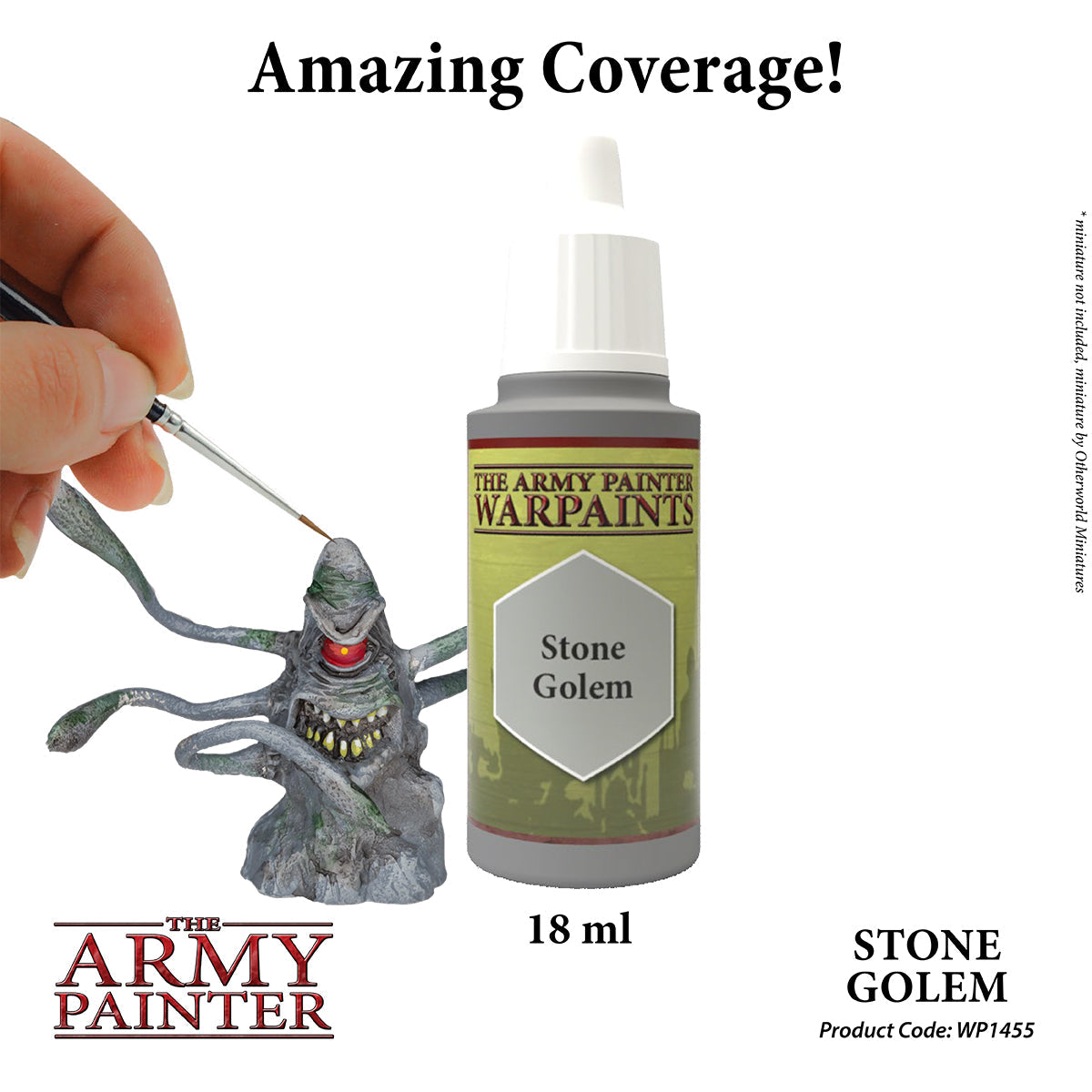Warpaints: Stone Golem Miniature Paint Set for Tabletop RPG & Wargaming - Perfect for D&D, Warhammer, and Fantasy Battle Scenes
