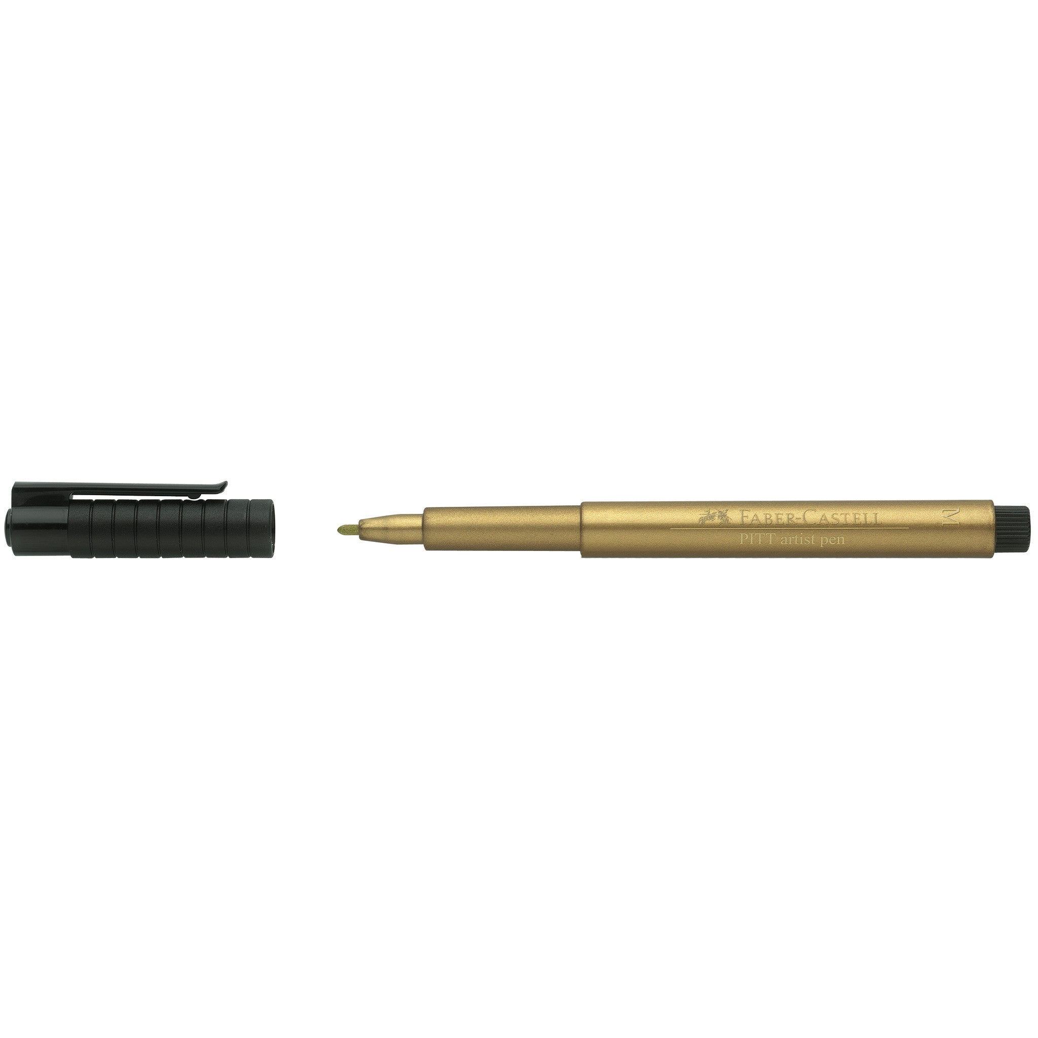 Pitt Artist Pen Metallic Gold #250 - Premium Quality Metallic Marker for Calligraphy, Illustration & DIY Crafts - Perfect for Art Projects, Scrapbooking & Hand Lettering