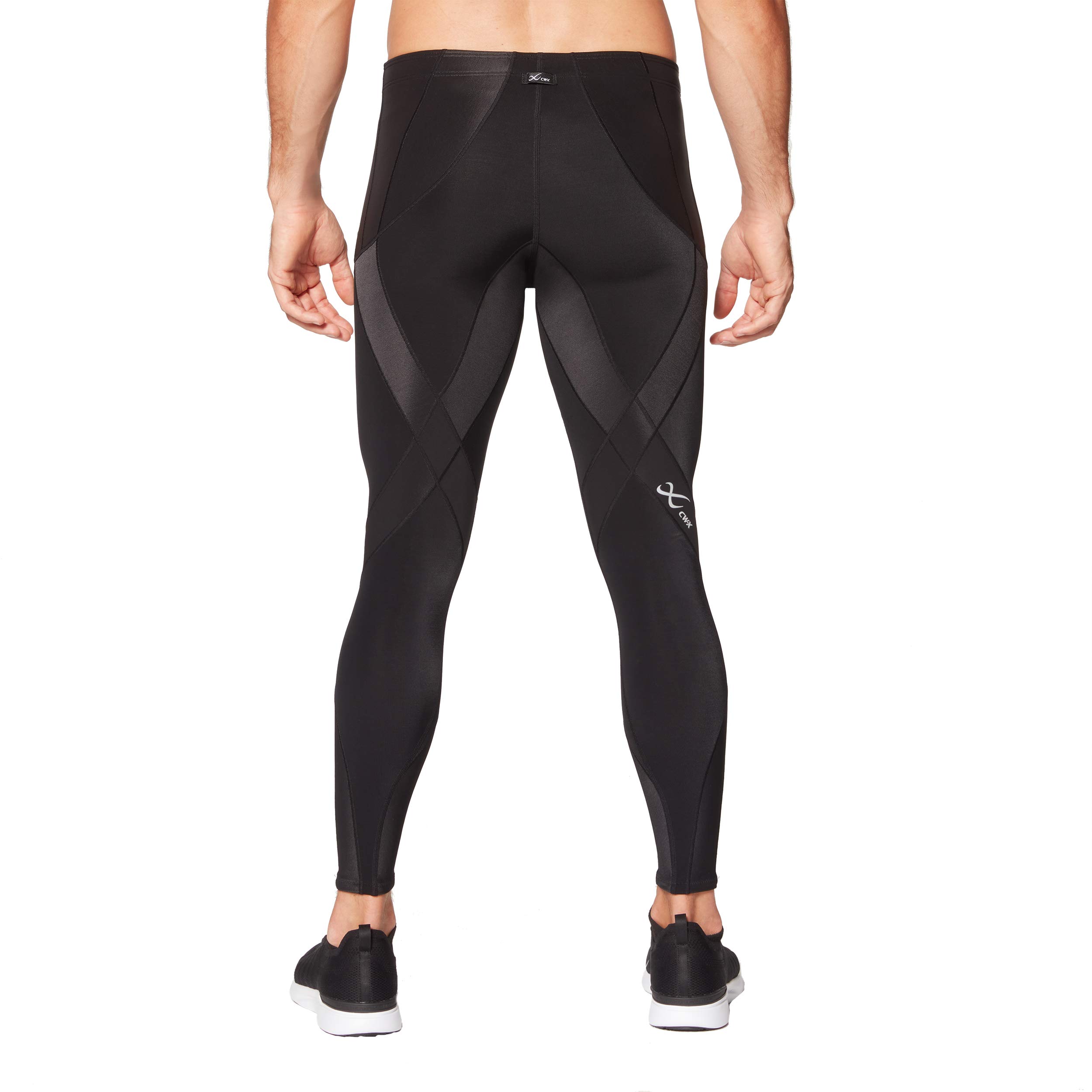 CW-X Men's Endurance Generator Compression Tights - Joint & Muscle Support Running Pants for High Performance Workouts & Marathon Training