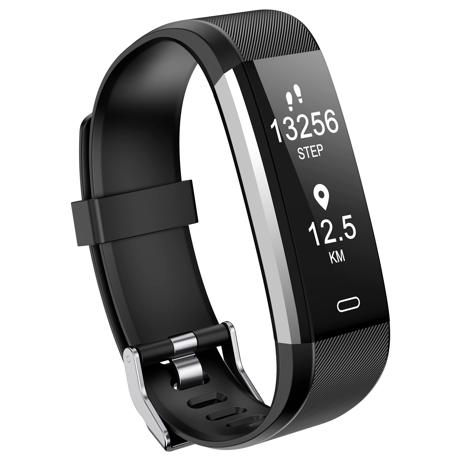 Poiuzet Fitness Tracker - Waterproof Activity Tracker with Heart Rate Monitor, Sleep Tracking & Step Counter for Women & Men | Calorie Counter, Call & Message Alerts Smart Watch | Ideal for Running, Gym Workouts & Daily Health Monitoring