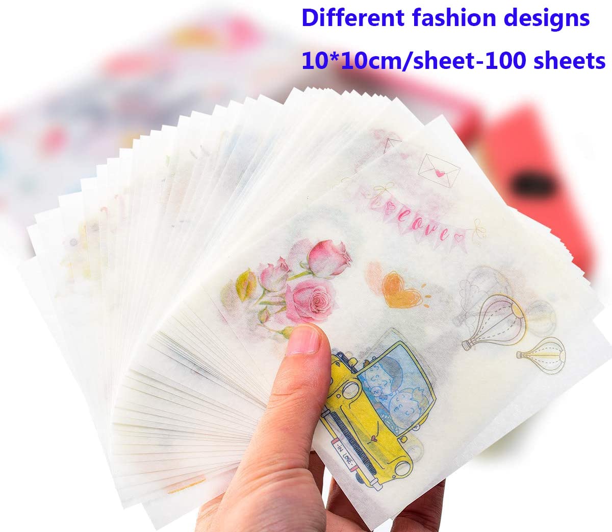 100 Sheets Romantic Girl & Love Stickers Kit for Journaling, Scrapbooking, Planner - Cute Cartoon Decorative Stickers, Korean Stationery Supplies (Ideal for DIY Crafts, Bullet Journals, Photo Albums & Gift Wrapping)