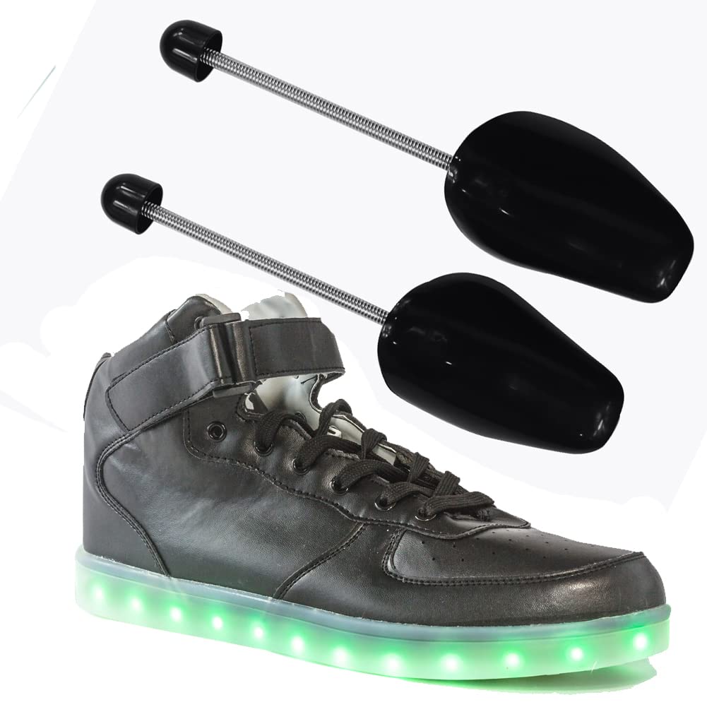 Premium Plastic Shoe Trees for Sneakers & Boots - Men's Shoe Stretcher & Crease Preventer | Maintain Shape for Dress Shoes, Casual Sneakers & Work Boots