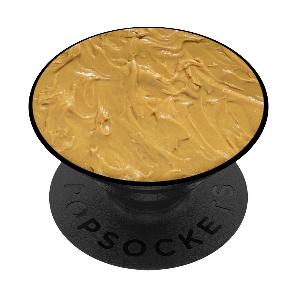 Funny I Love Peanut Butter PopSockets Grip & Stand for Phones & Tablets - Perfect Gift for Kids, Men & Women - Great for Snack Lovers, Kitchen Decor & Peanut Butter Enthusiasts