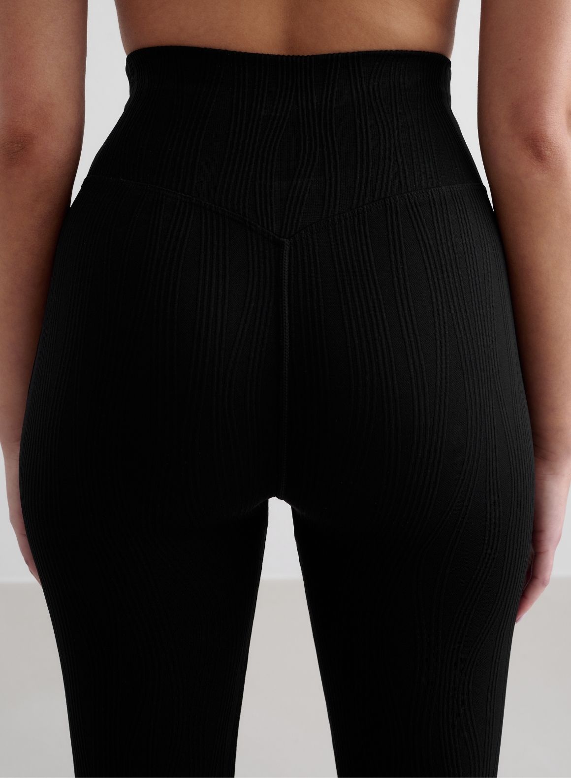 Black Tulip Flare Yoga Pants for Women - High Waisted Stretchy Workout Leggings for Running, Gym & Lounge - Plus Size Available