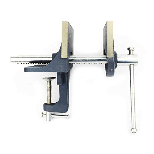 Big Horn 19289 6-Inch Clamp-On Woodworking Bench Vise - Heavy Duty Steel Vise for Carpentry, DIY Projects & Woodworking - Secure Workpieces for Drilling, Sanding & Sawing (Pack of 6)