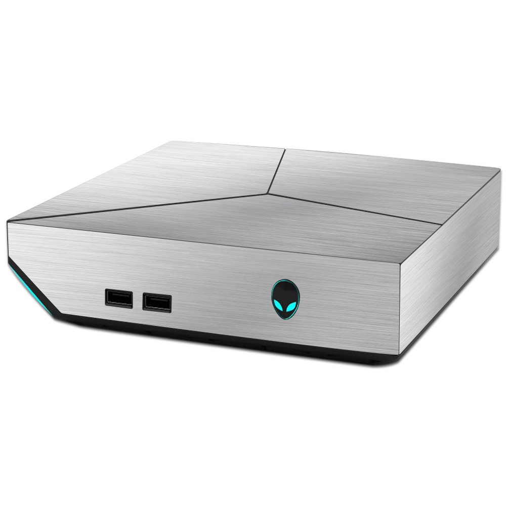MightySkins Vinyl Decal Wrap Cover for Alienware Steam Machine - Cold Steel Design | Protective & Durable Skin | Easy to Apply & Remove | Made in USA | Perfect for Gaming Setups & PC Protection