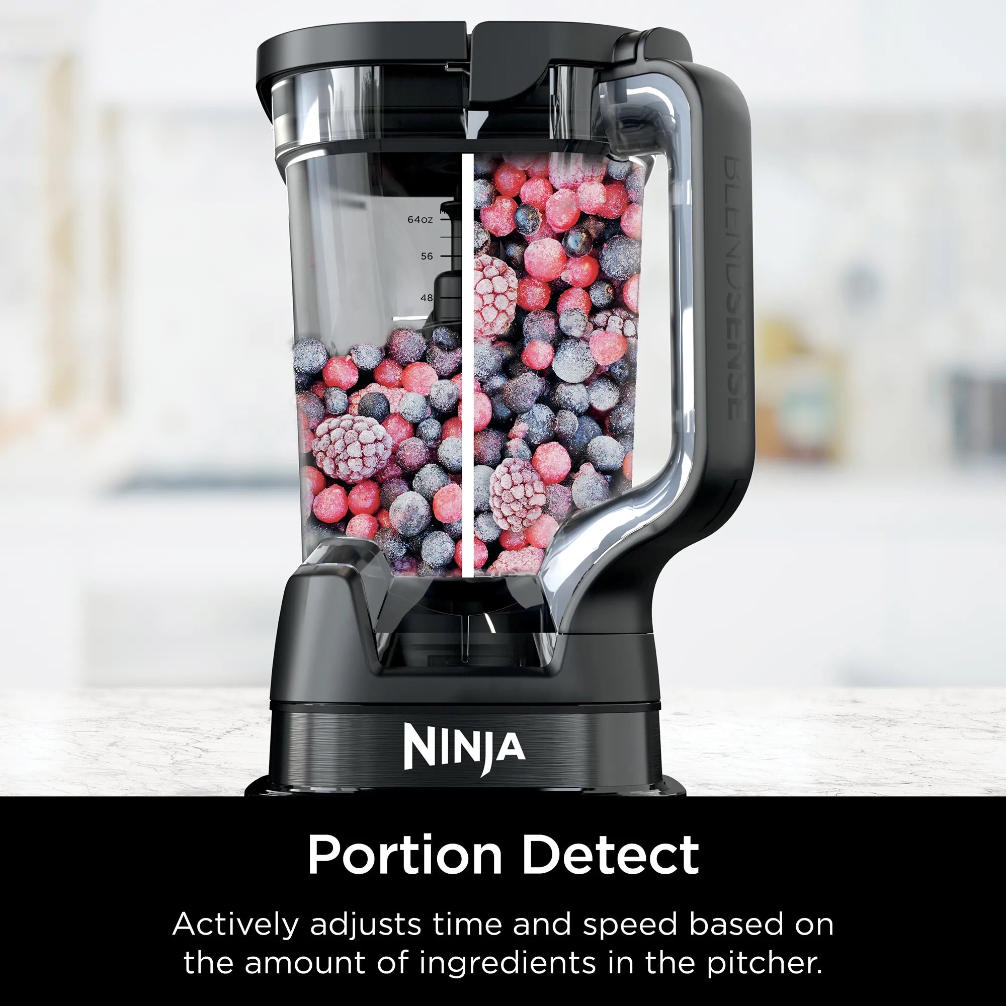 Ninja Detect Kitchen System Power Blender + Food Processor Pro - High-Speed Blending & Food Processing for Smoothies, Sauces, Dough & More - Perfect for Home Cooking & Meal Prep