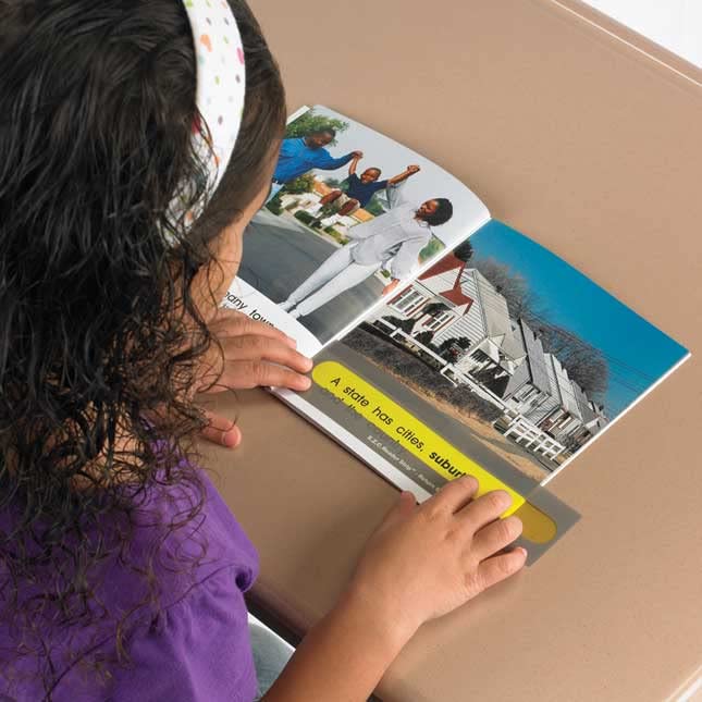 Really Good Stuff E.Z.C. Strips - Return Sweep - 30 Strips | Reading Aid for Kids | Improve Tracking Skills for Classroom & Homeschool Learning