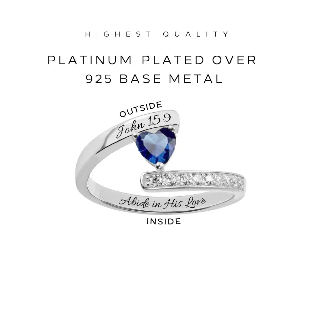 Engraved Interlaced Heart Ring - Sterling Silver Couple Promise Ring for Women & Men - Romantic Gift for Anniversary, Valentine's Day & Wedding - Perfect for Everyday Wear & Special Occasions