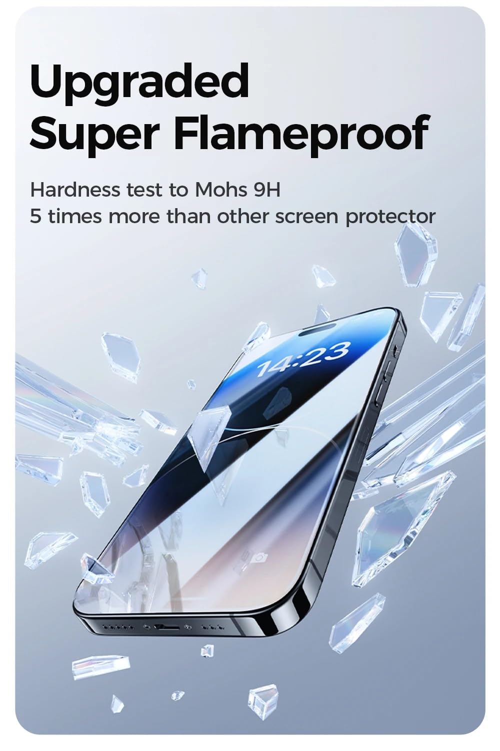Amazon Basics Full Body Tempered Glass Screen Protector for Google Pixel 8 - Shatterproof, HD Clear, Anti-Scratch Protection - Perfect for Work, Travel & Everyday Use