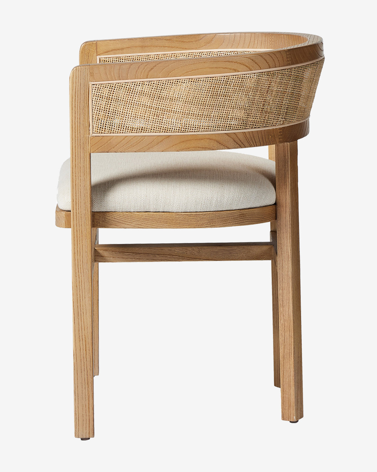 Valissa Modern Dining Armchair - Upholstered Fabric Seat, Sturdy Wooden Legs - Perfect for Kitchen, Dining Room, and Home Office Use