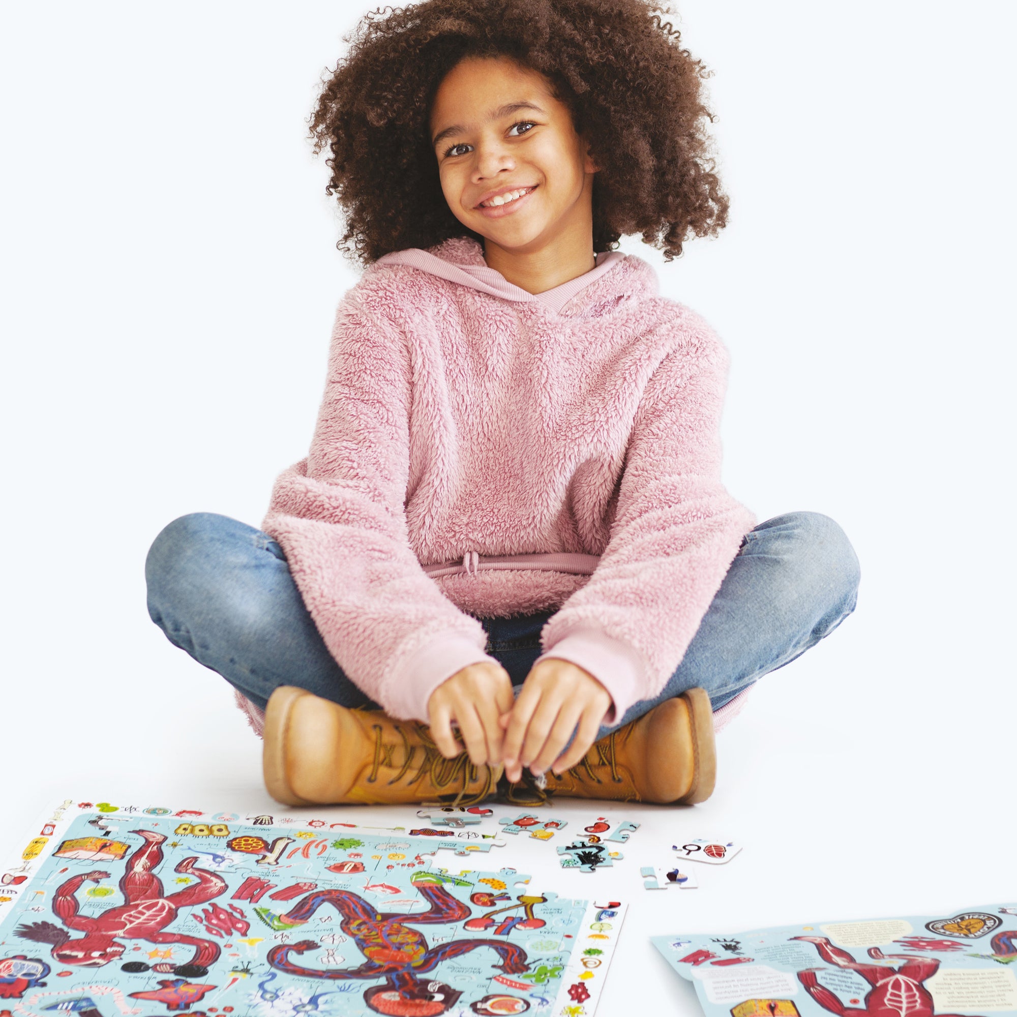 Banana Panda My Body Observation Jigsaw Puzzle - 204 Piece Educational Puzzle for Kids | Learn Human Anatomy | Perfect for Homeschooling & Family Game Night