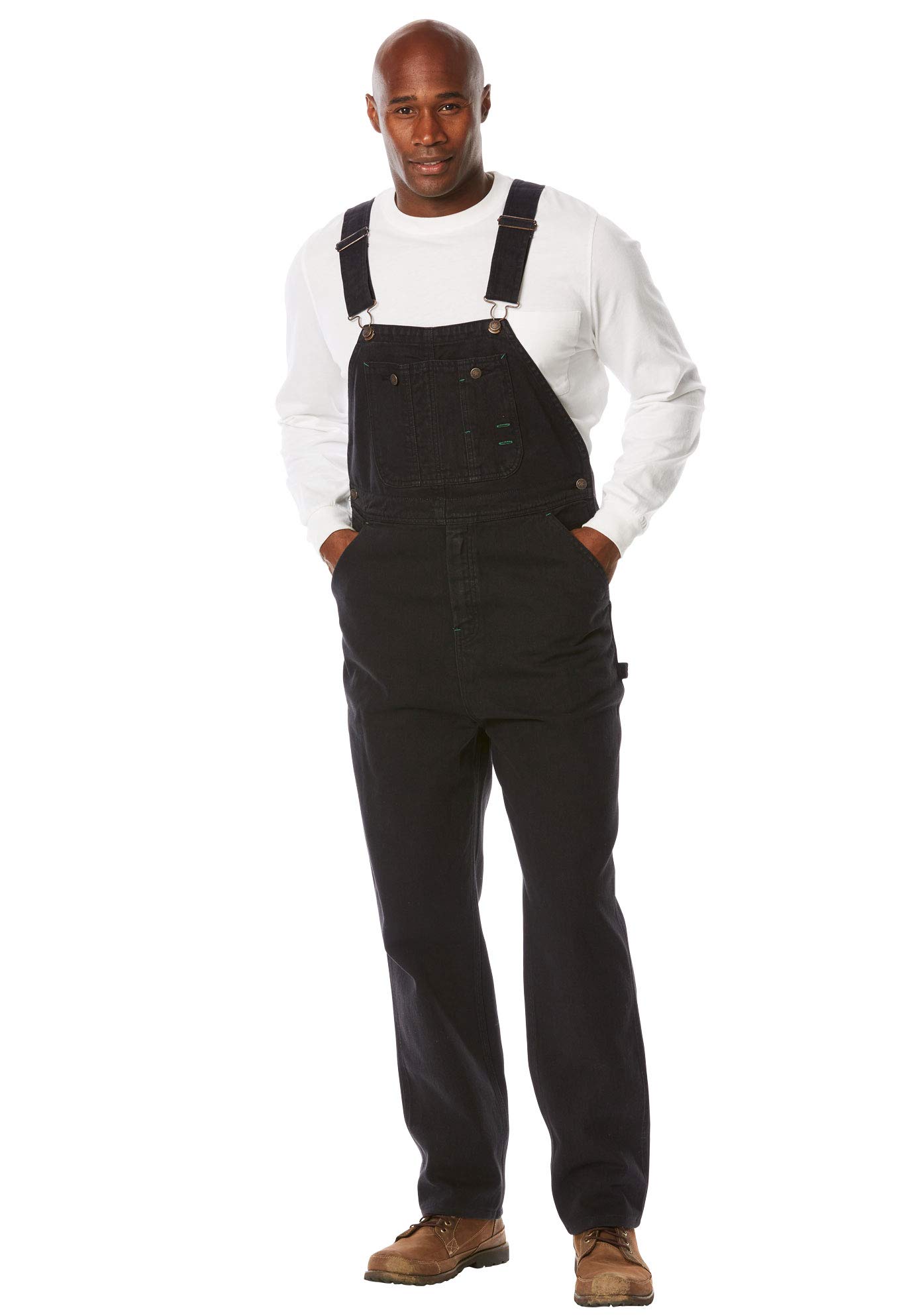 KingSize Men's Big & Tall Denim Overalls - Boulder Creek Workwear for Farming, Construction & Outdoor Activities