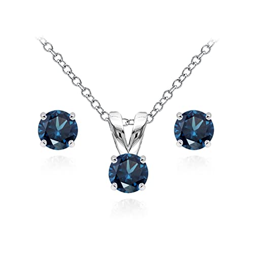 Simulated London-Blue-Topaz