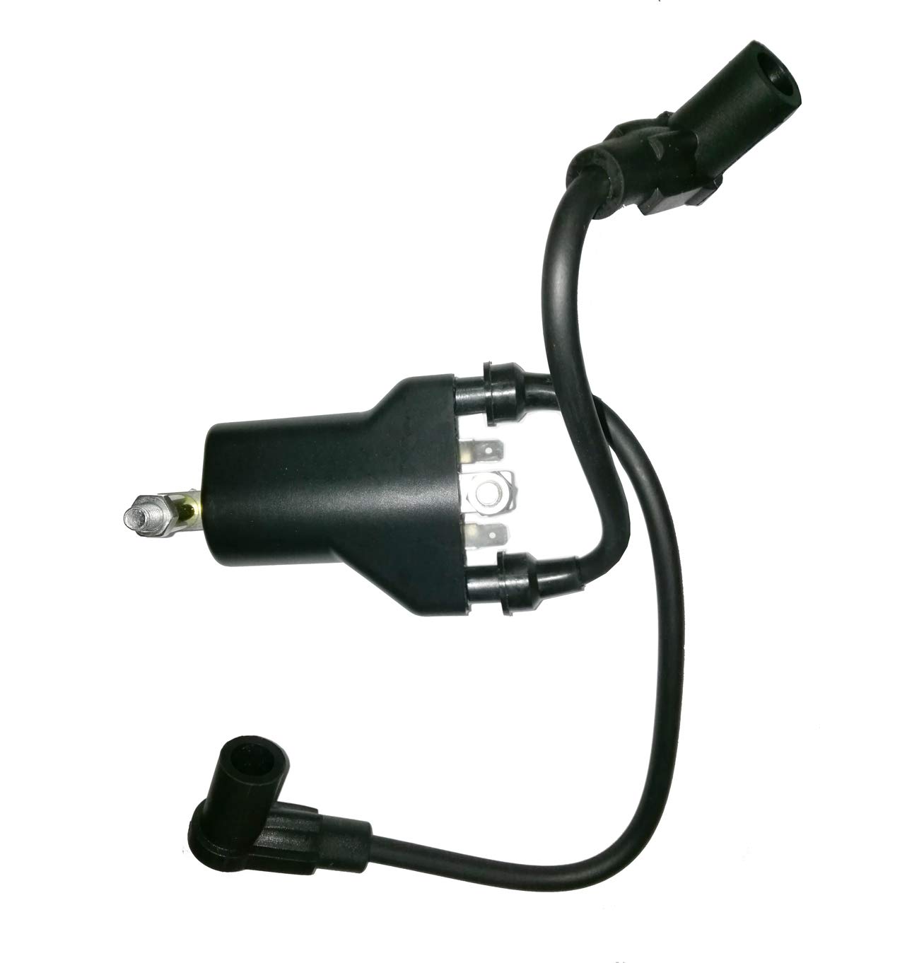 High Performance Ignition Coil Replacement for EZ Go Gas Golf Cart 1991-2002 Marathon 1993-2003 Medalist 1994-1995 TXT 4-Cycle 1996-2002 - Compatible with 26652-G01 EPIGC103 ZF-IG-A00114 - Perfect for Golf Course Maintenance & Cart Repair