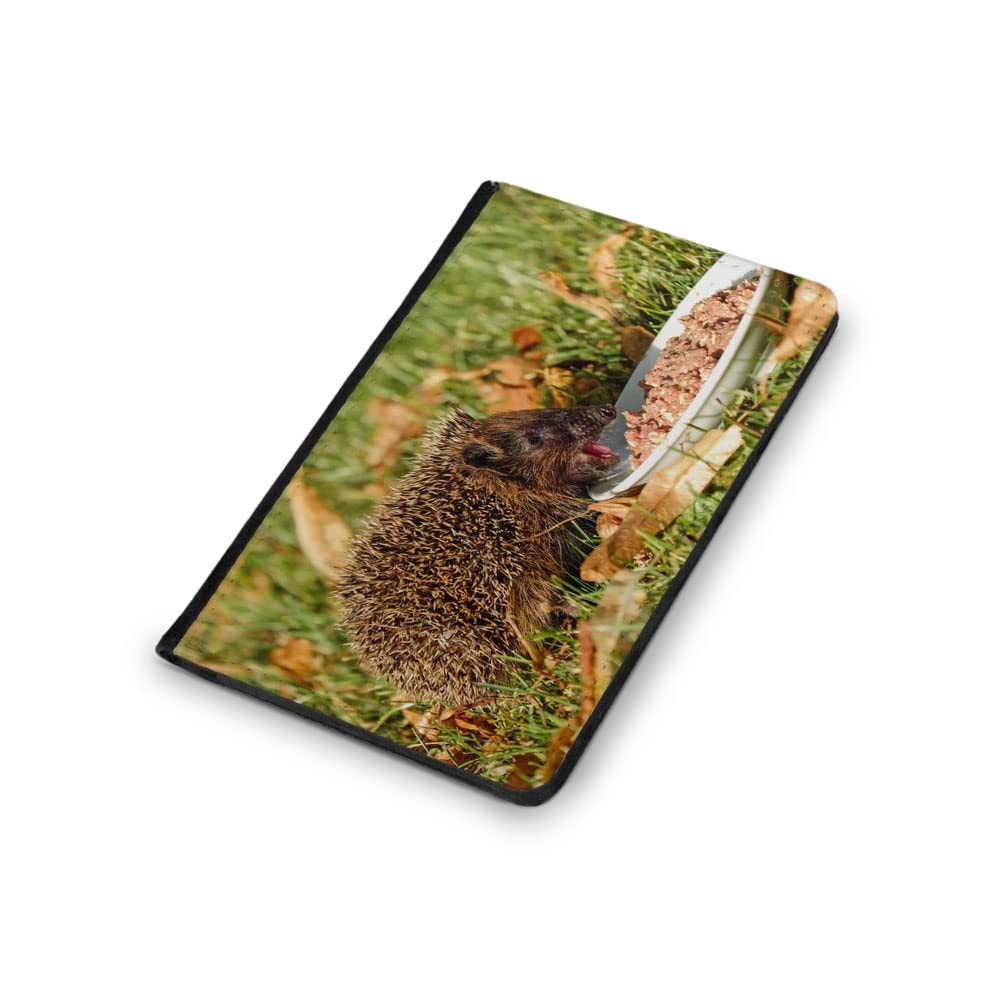 Cute Echidna Hedgehog Flip Wallet - Passport & ID Holder for Travel