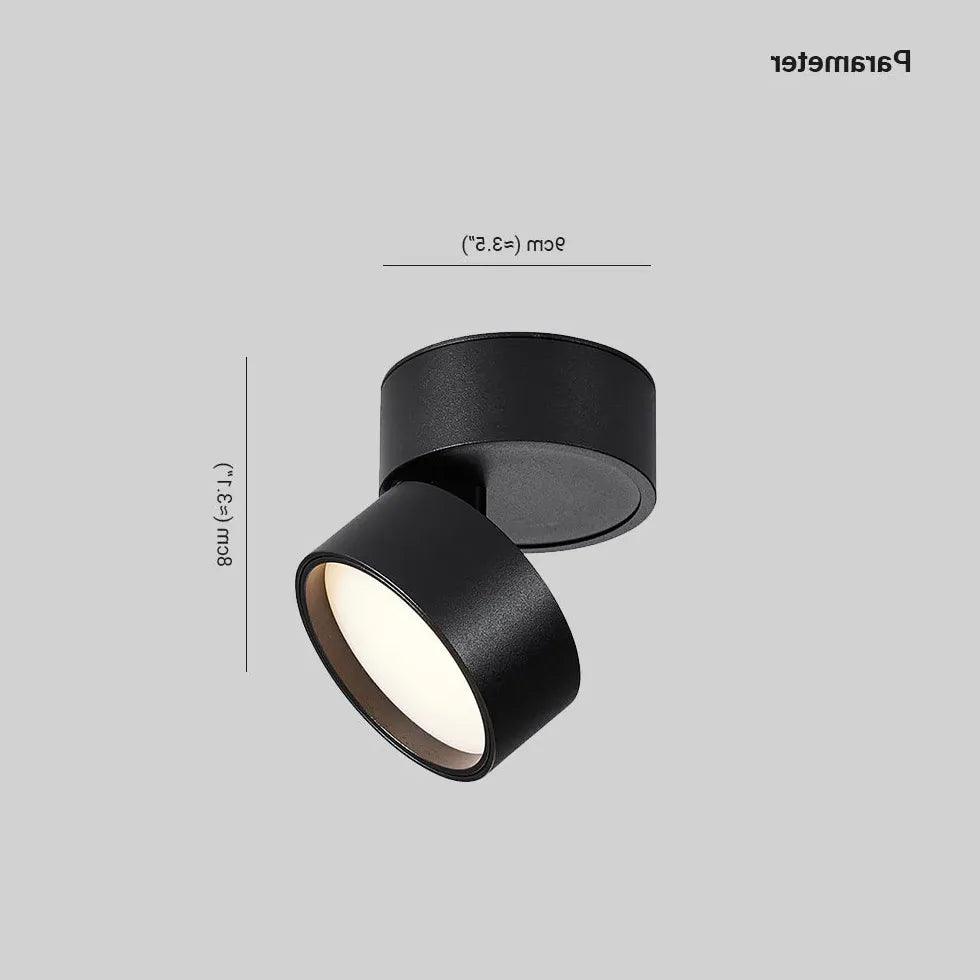 Modern White LED Downlight Flush Mount Ceiling Light - Energy Efficient Dimmable Recessed Lighting for Bedroom, Kitchen, Living Room & Office