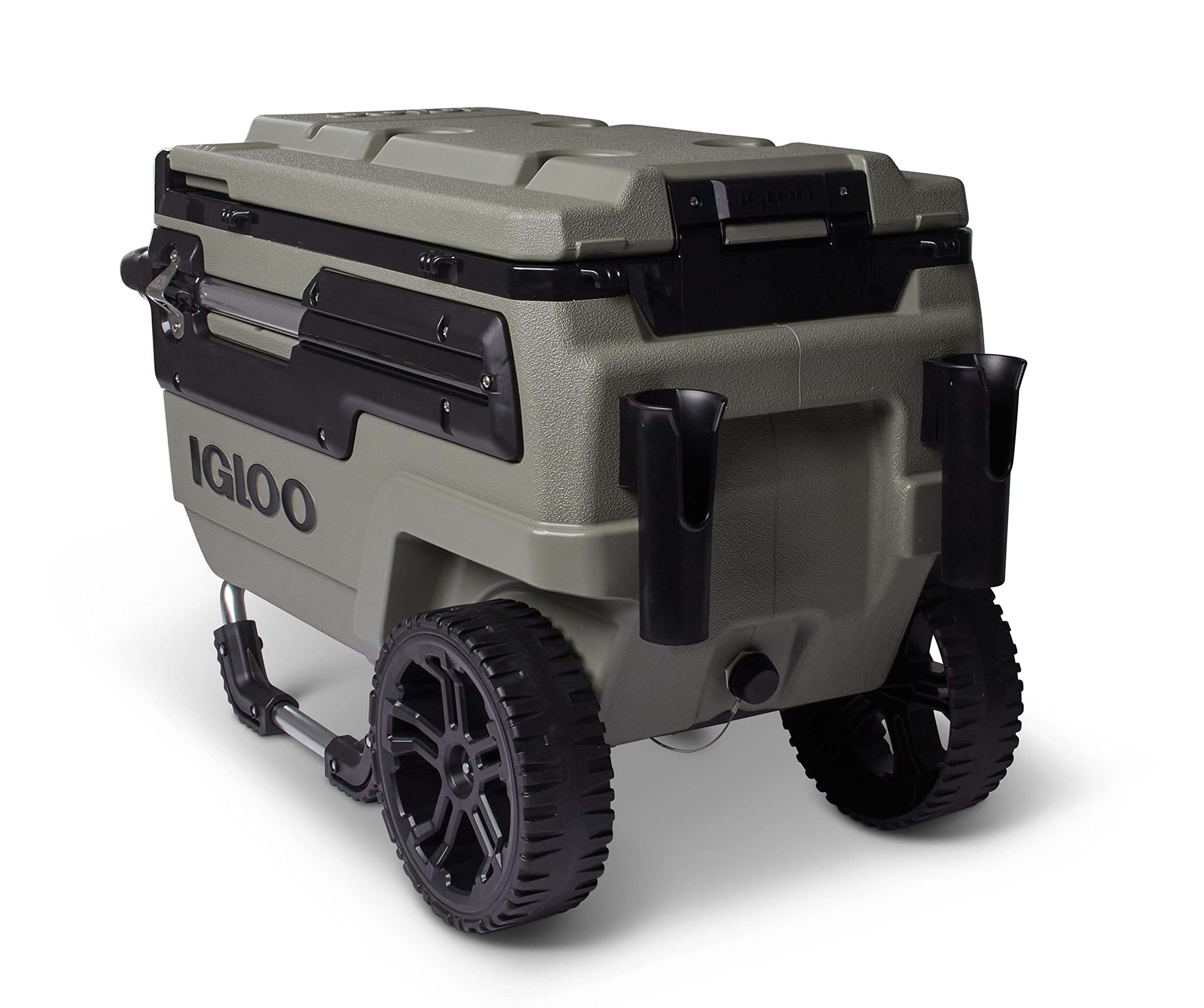 Igloo Trailmate Journey 70Qt Wheeled Cooler - Heavy Duty Insulated Hard Shell Ice Chest for Camping, Beach, Tailgating & Outdoor Adventures