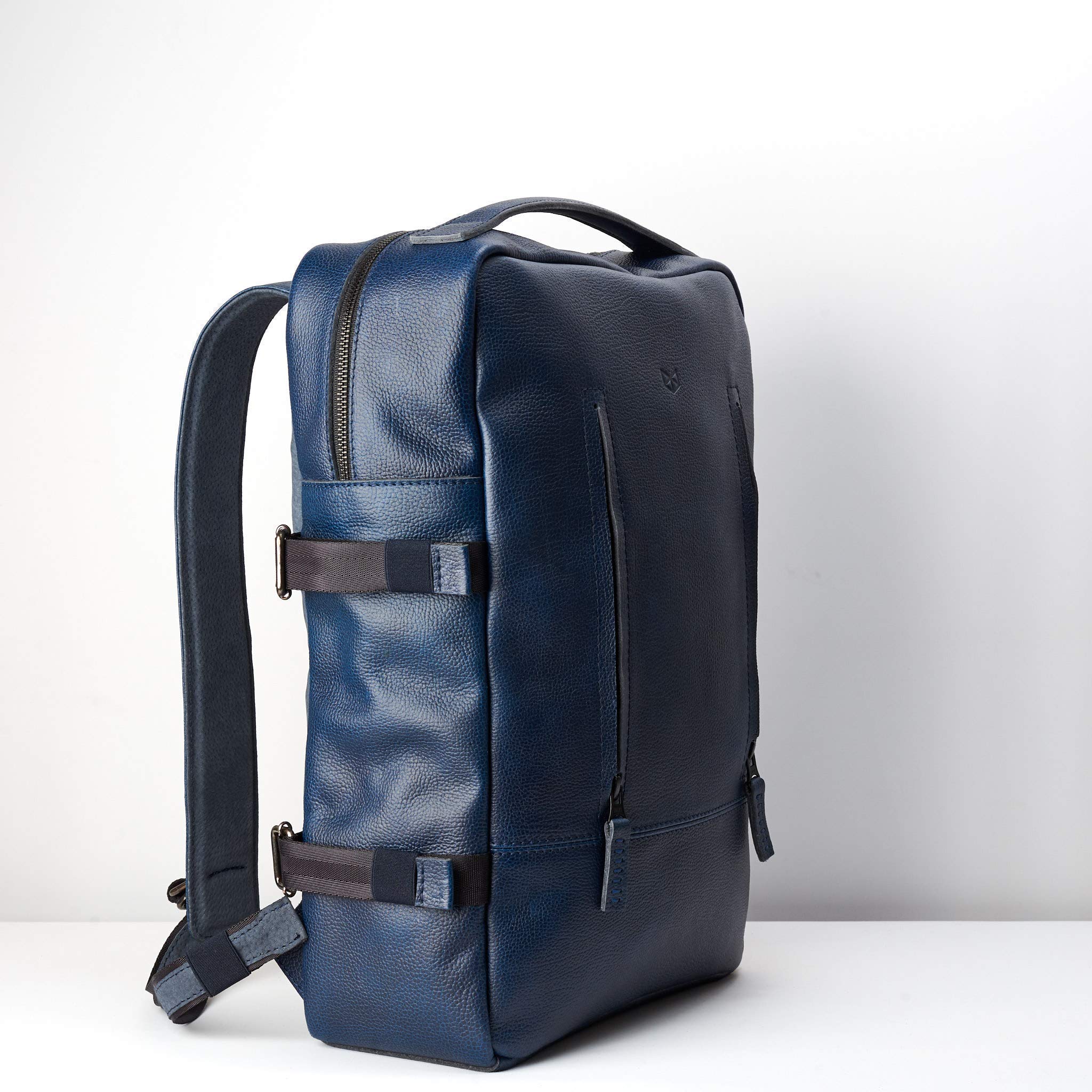 Stylish Men's Laptop Backpack - Waterproof Travel Rucksack & Minimalist Daypack for Work, College & Urban Commute | Durable Camera Bag & Bookbag | Perfect Gift for Professionals & Students (Ocean Blue)