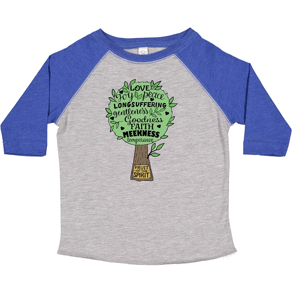 Fruit of The Spirit Bible Quote Toddler T-Shirt - Christian Kids Apparel for Church, Sunday School & Family Gatherings