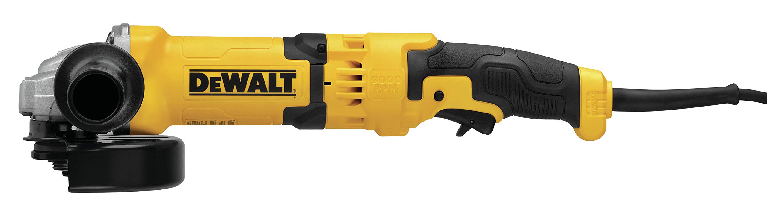 DEWALT 4-1/2-Inch to 6-Inch Angle Grinder with Trigger Switch & Safety Goggles (DWE43116 & DPG82-11C) - Perfect for Metal Cutting, Grinding, and DIY Projects