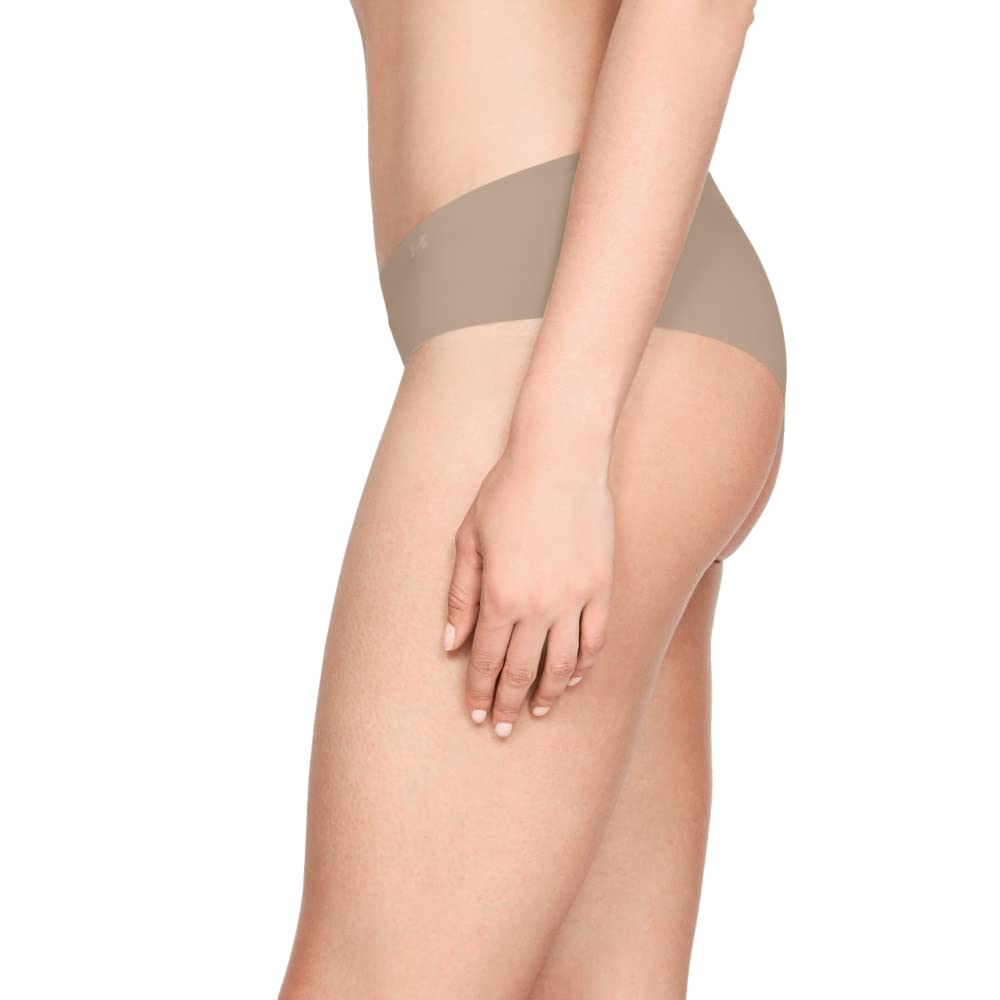 Under Armour Women's Hipster Underwear 3-Pack - Soft, Breathable & Moisture-Wicking Panties for Workout, Yoga & Everyday Comfort