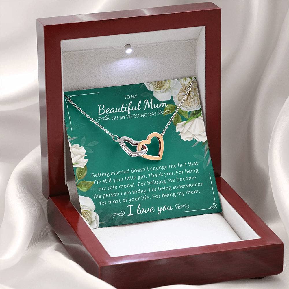 Elegant Mother of the Bride Necklace Gift - Personalized Jewelry for Wedding Day from Daughter or Bride | Perfect for Ceremony, Reception & Special Occasions