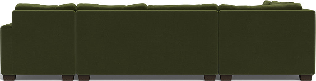 Track 141 Corner Sectional Sofa with Full Sleeper & Right Chaise - Modern L-Shaped Couch for Small Spaces, Living Room, and Home Theater Comfort