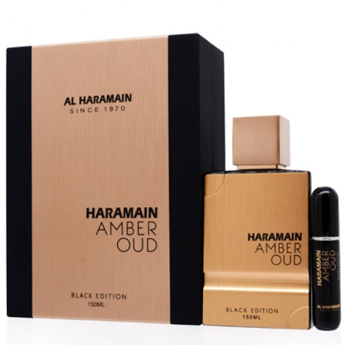 Al Haramain Amber Oud Black Edition EDP Perfume Spray for Men & Women - Long Lasting Luxury Fragrance for Date Night & Special Occasions