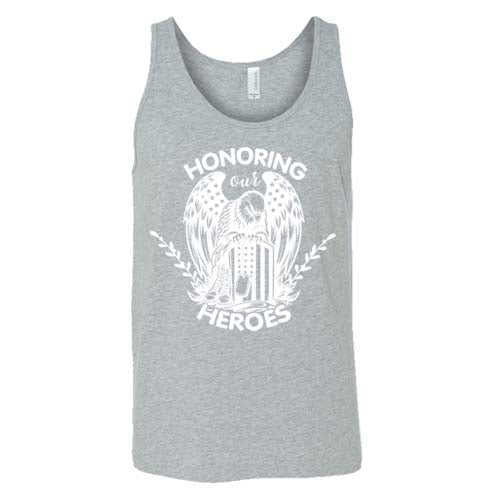 Honoring Our Heroes Unisex T-Shirt - Patriotic Military Apparel for Veterans, Soldiers & Supporters - Perfect for Memorial Day, Veterans Day & Everyday Wear