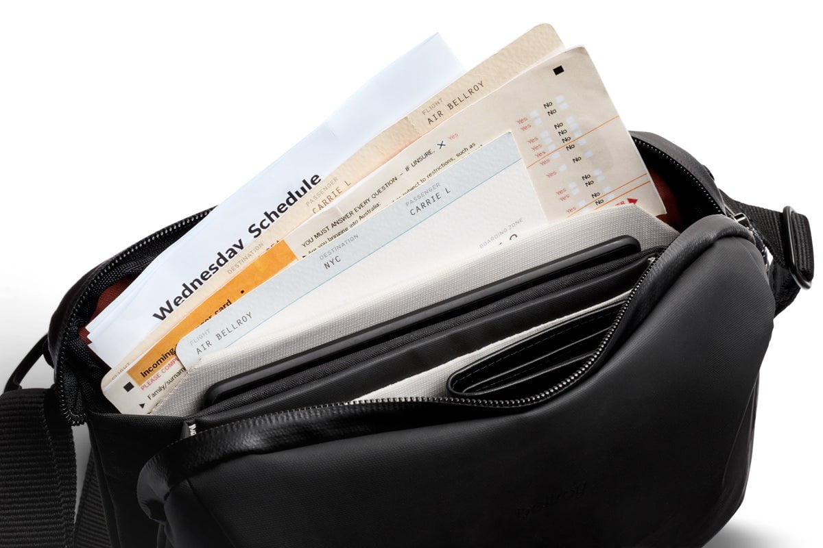 Bellroy Venture Travel Crossbody Bag - Lightweight & Water-Resistant for Everyday Use | Perfect for Commuting, Travel & Outdoor Adventures