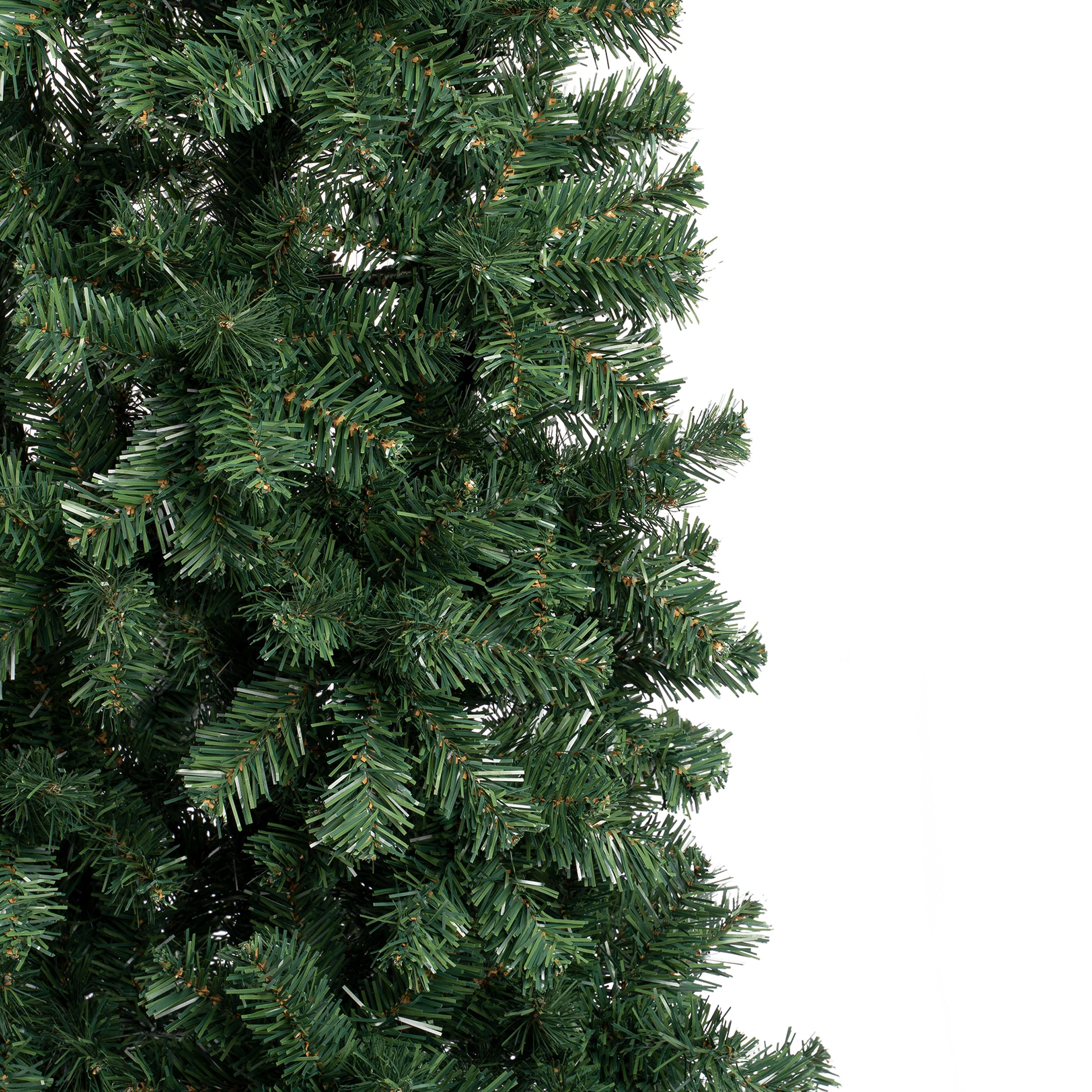 6 ft. Linden Spruce Slim Artificial Christmas Tree - Perfect for Small Spaces, Apartments & Holiday Decor | Flocked & Pre-Lit Options Available