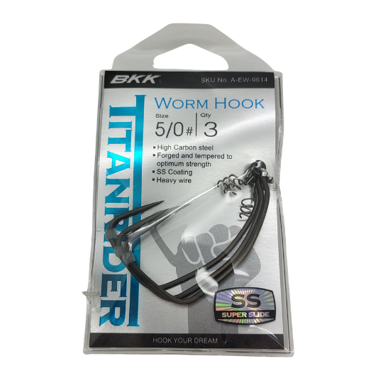 BKK Hooks Titanrider - Premium Fishing Hooks for Saltwater & Freshwater - Ideal for Bass, Trout, and Catfish Fishing | Perfect for Anglers and Outdoor Enthusiasts