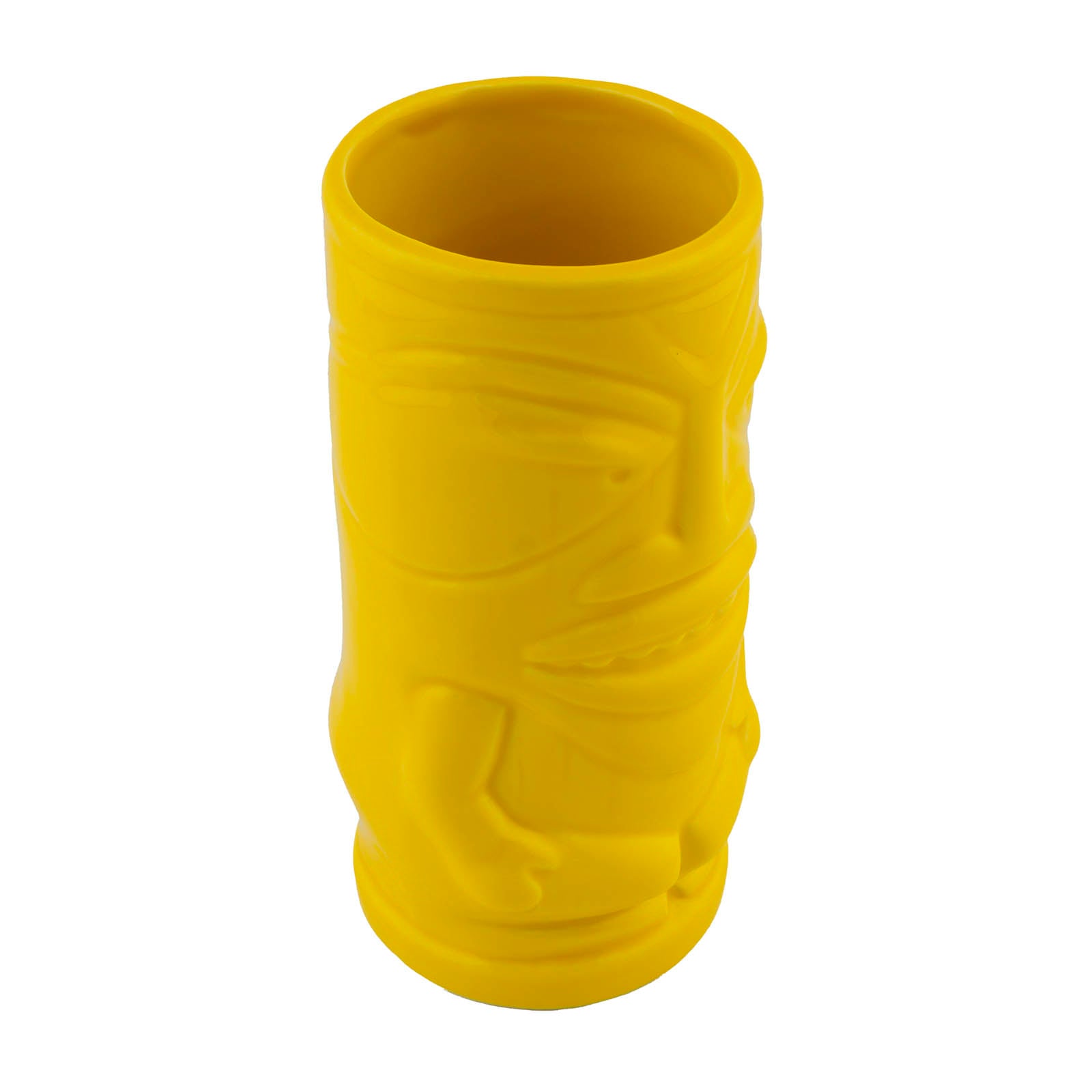 BarConic® Tiki Mug - 12oz Tropical Cocktail Cup with Bamboo Lid | Perfect for Hawaiian Luau Party, Beach Themed Events & Summer Drinks
