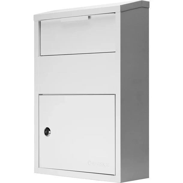 Barska CB13956 Large Locking Wall Mount Drop Box - Secure Storage for Valuables - Perfect for Home, Office, and Outdoor Use