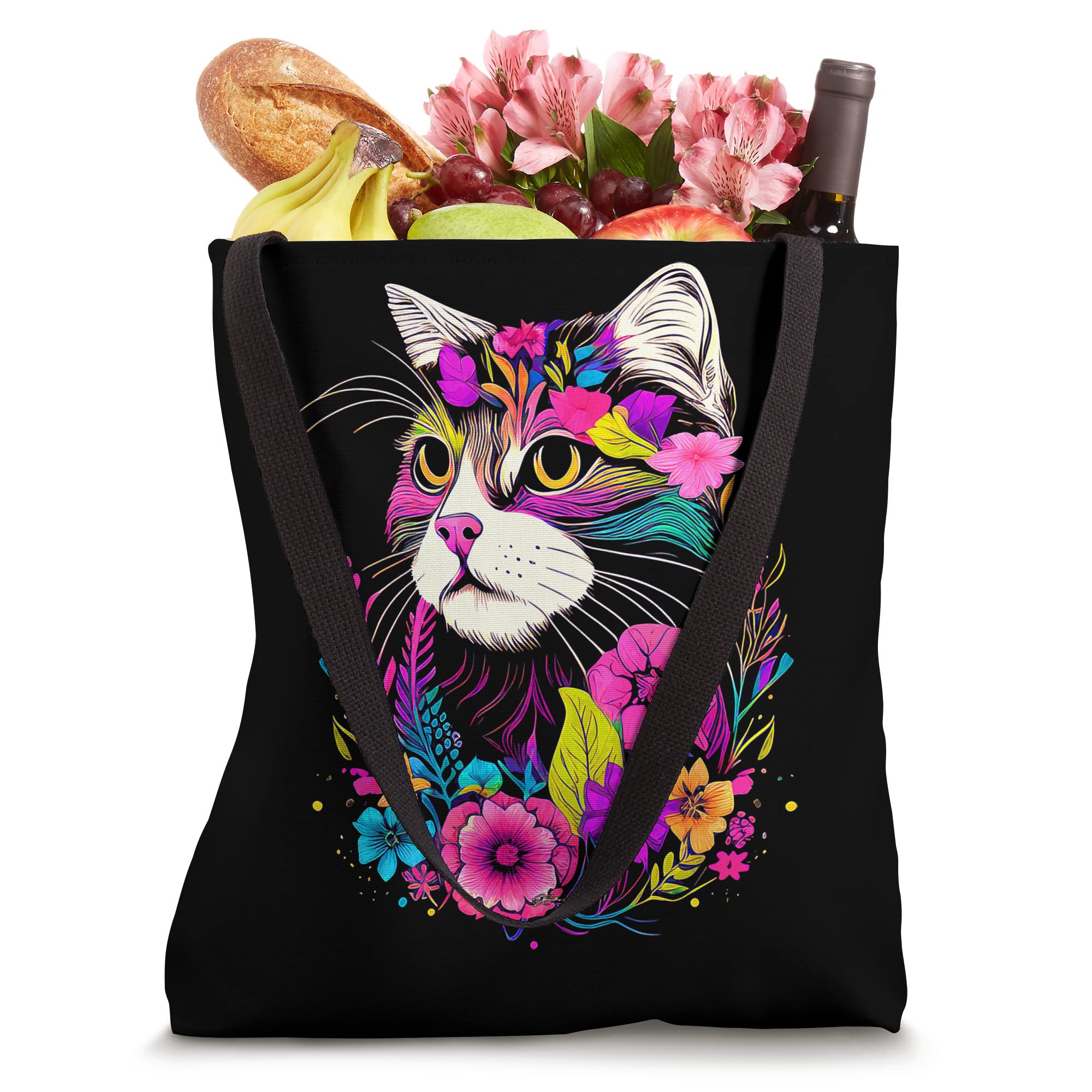 JCombs: Stylish and Durable Cat-Themed Tote Bag for Women - Perfect for Shopping, Beach Trips, and Daily Use
