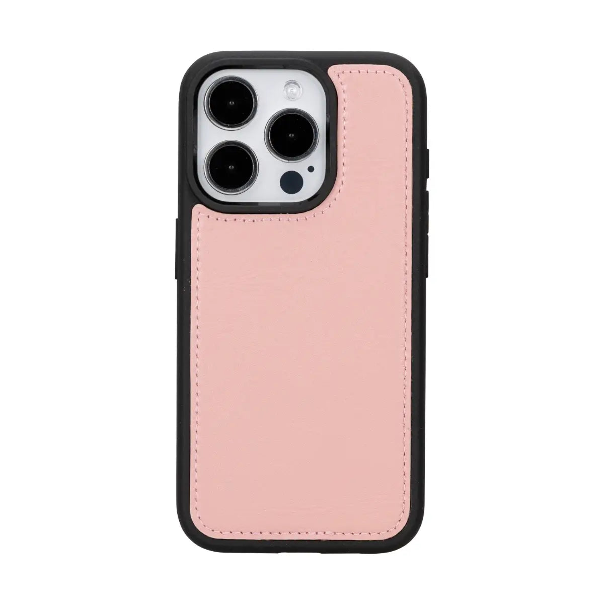 Pink Leather Wallet Case for iPhone 15 Pro - Slim Protective Cover with Card Holder | Perfect for Everyday Use, Travel & Shopping
