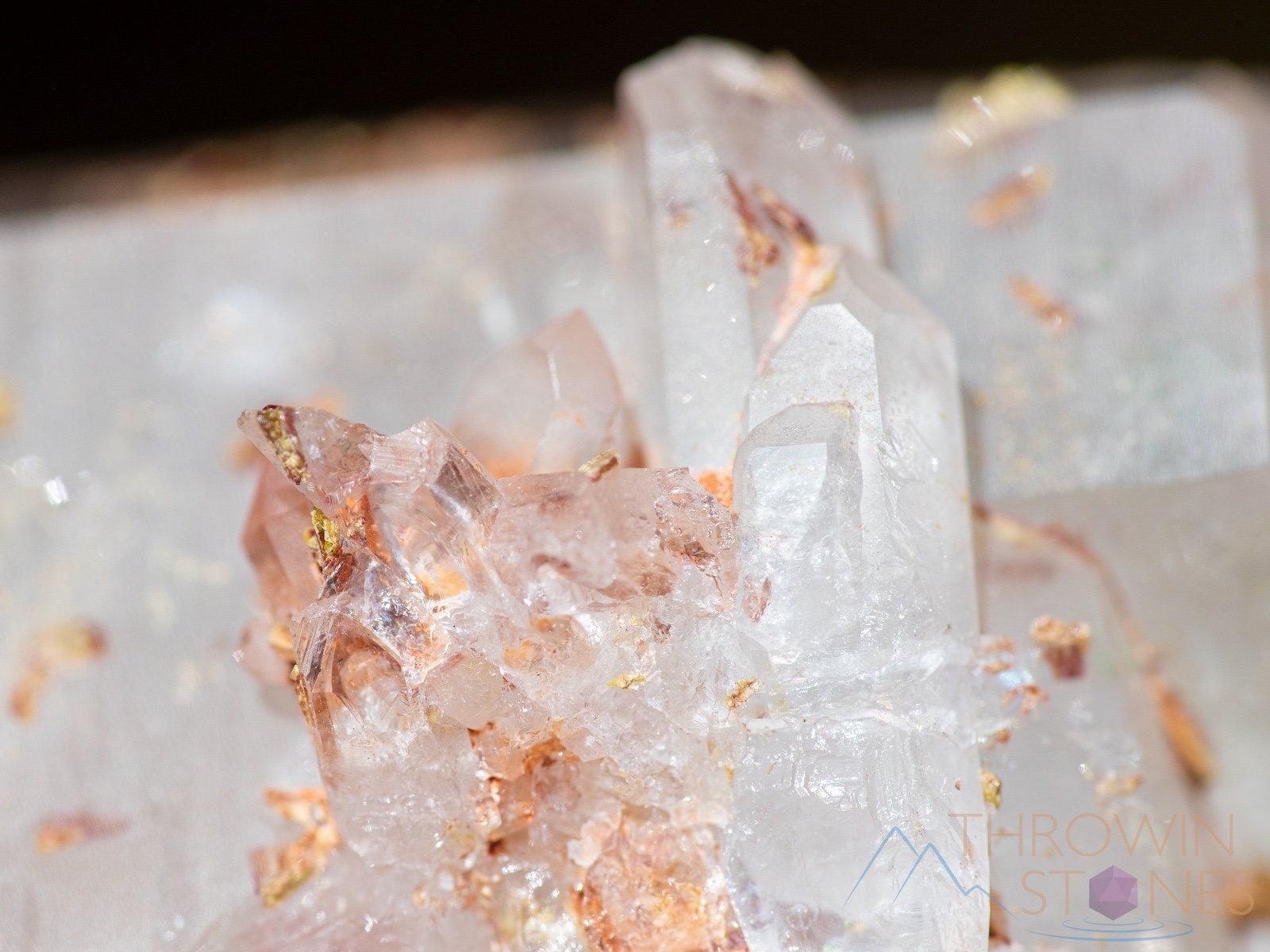 Natural Raw Quartz Crystal Point with Epidote Inclusions - Healing Stone for Home Decor, Housewarming Gift, Meditation & Energy Work (39906) | Perfect for Crystal Grids, Altars & Spiritual Spaces