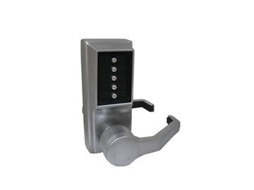 Kaba Ilco LR1011-26D Mechanical Pushbutton Combination Lock with Lever - Right Handed Commercial Grade Security for Offices, Storage Units & Lockers (26D Series)