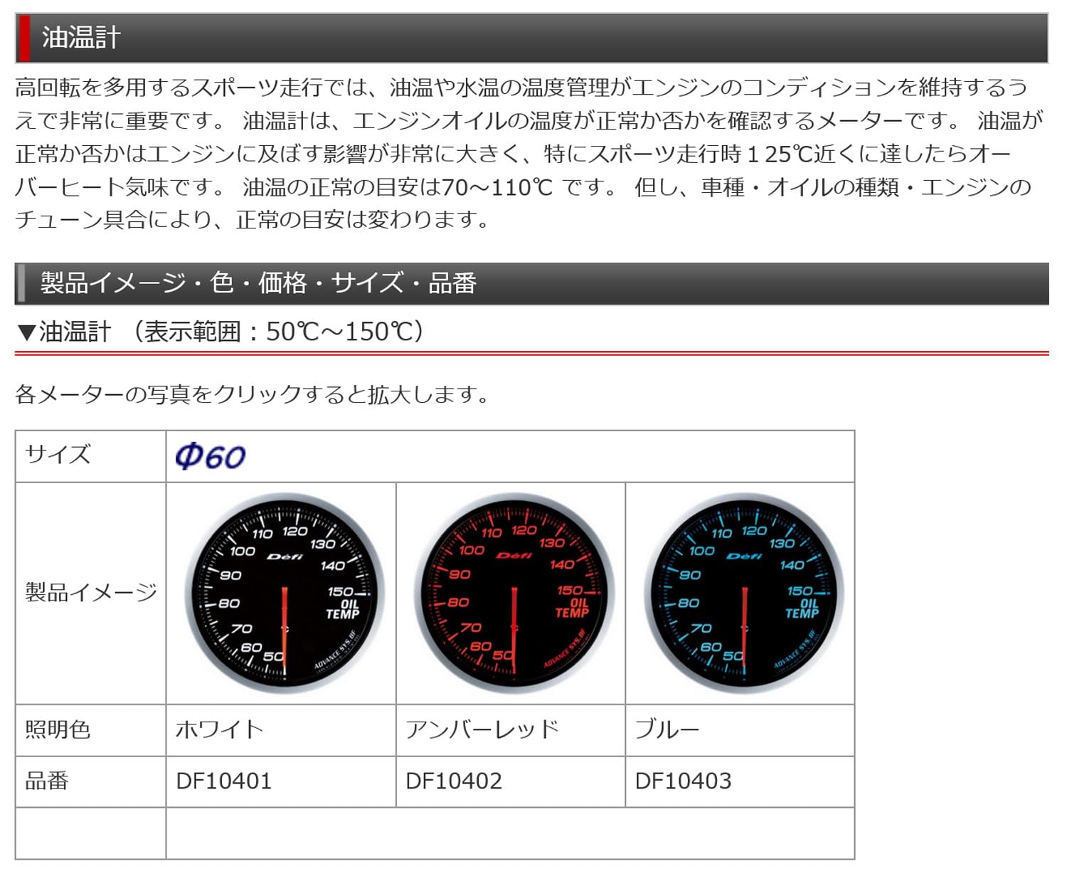 DF10401 Digital Oil Temperature Gauge - High Accuracy Engine Oil Temp Monitor for Cars, Trucks & Motorcycles - Perfect for Racing, Off-Road & Performance Tuning