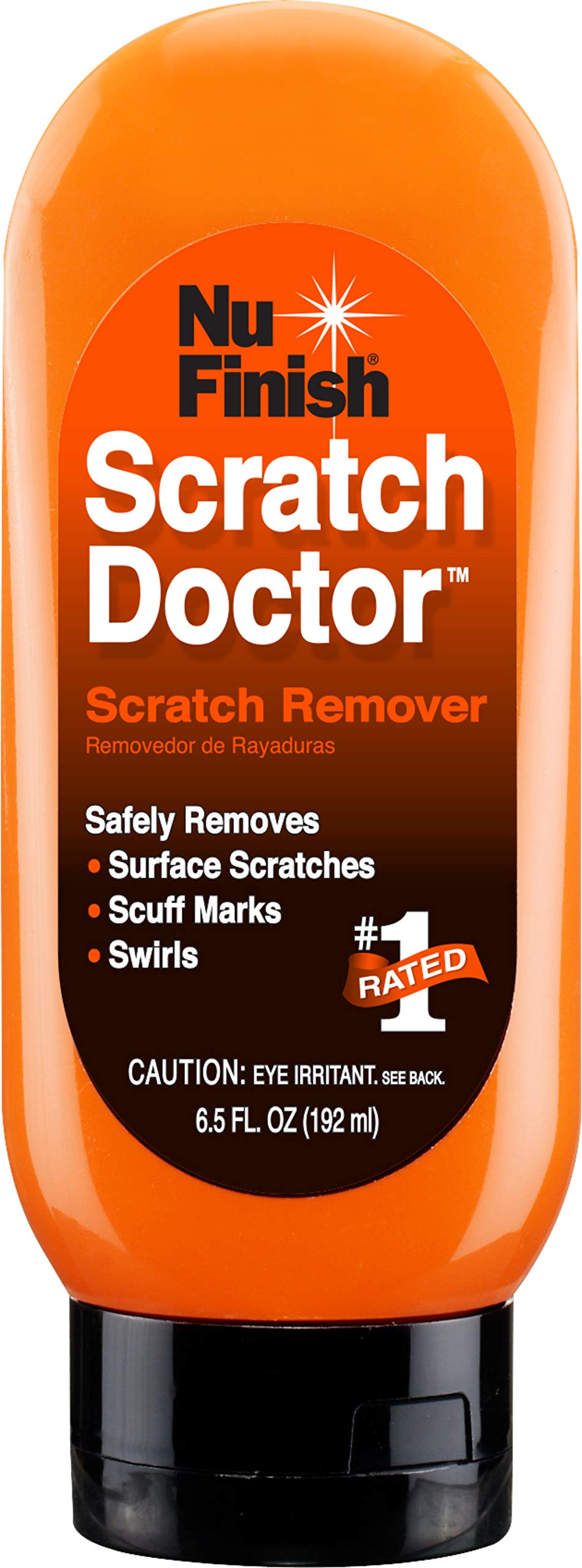 Nu Finish Car Scratch Remover - Eliminates Paint Scratches, Scuffs, Haze & Swirls for Cars, Boats & Motorcycles (6.5 oz) - Perfect for DIY Auto Detailing & Surface Restoration
