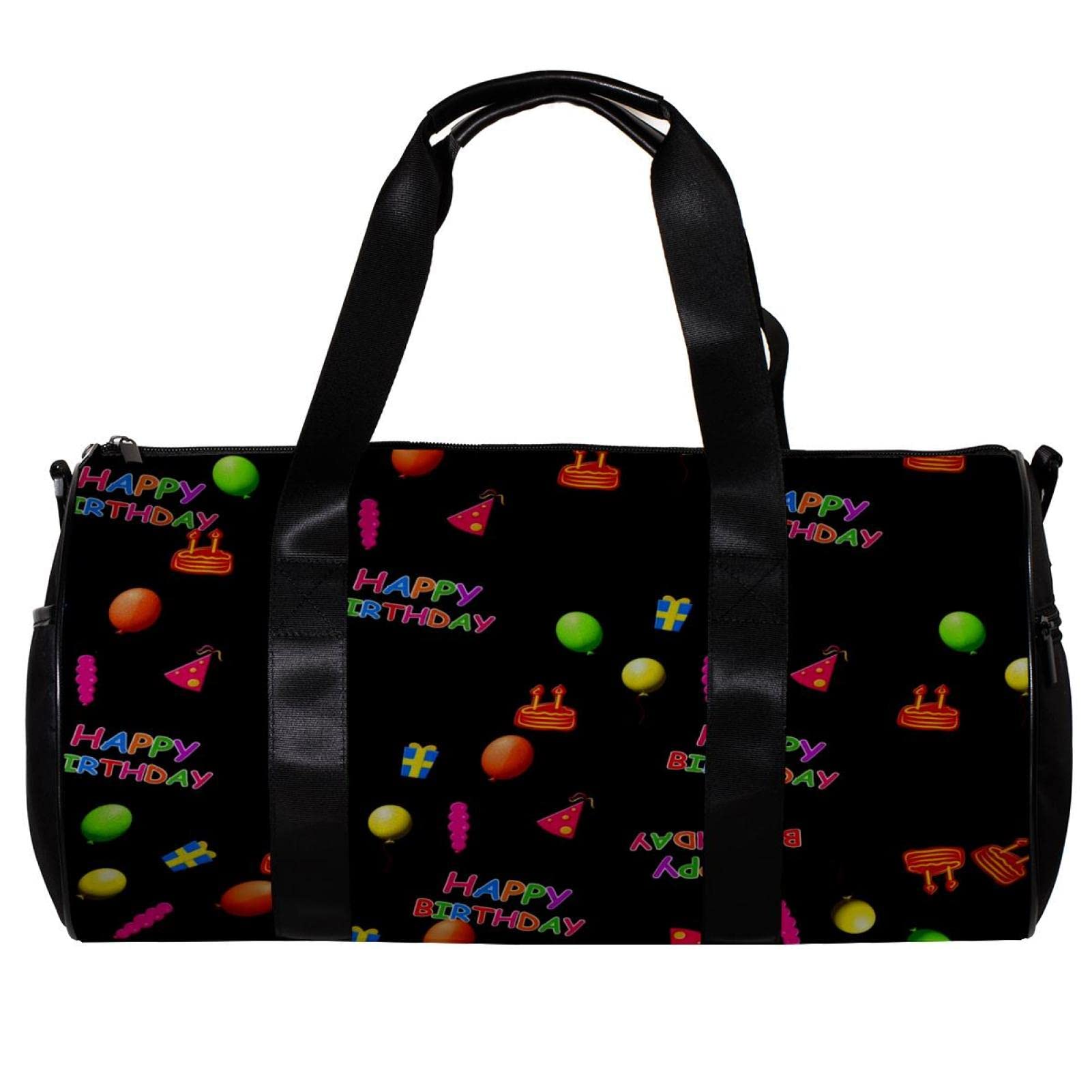 Foldable Travel Duffel Bag for Women & Men - Lightweight Sports Gym Weekender with Carry Strap - Perfect for Workouts, Travel & Birthday Gifts