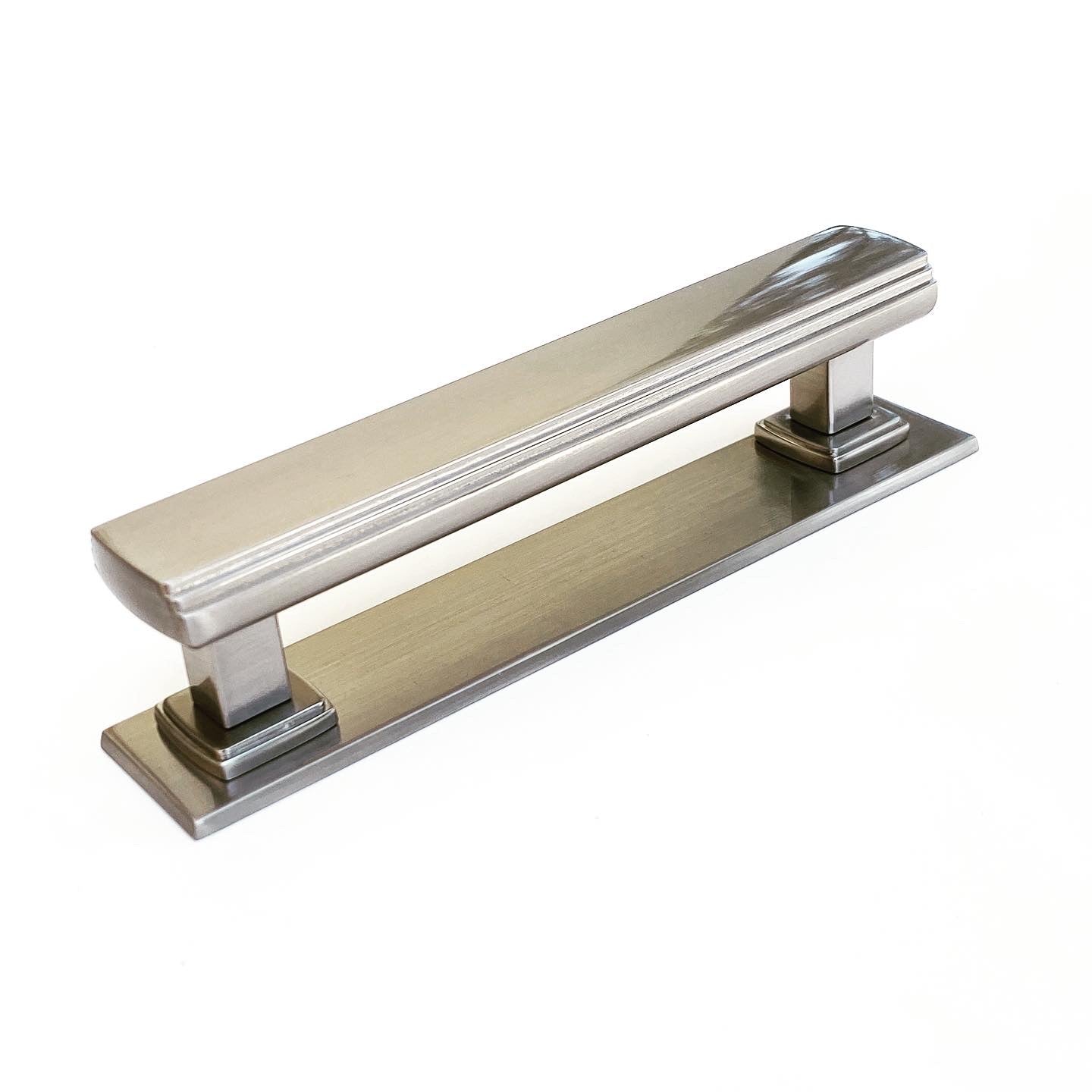 Vintage Satin Nickel Square 4