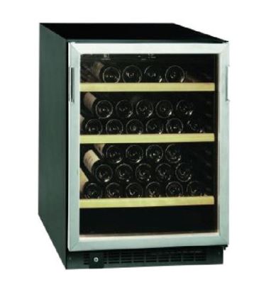 Brandt CAV50X 50 Bottle Wine Cooler Refrigerator - Dual Zone Temperature Control, Freestanding or Built-In Design - Perfect for Home Bars, Restaurants, and Wine Cellars