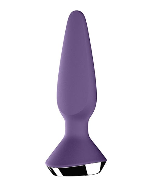 Satisfyer Plugilicious 1 Purple - App Controlled Dual Motor Vibrating Butt Plug for Women & Men - Waterproof & Rechargeable for Couples Play & Solo Pleasure