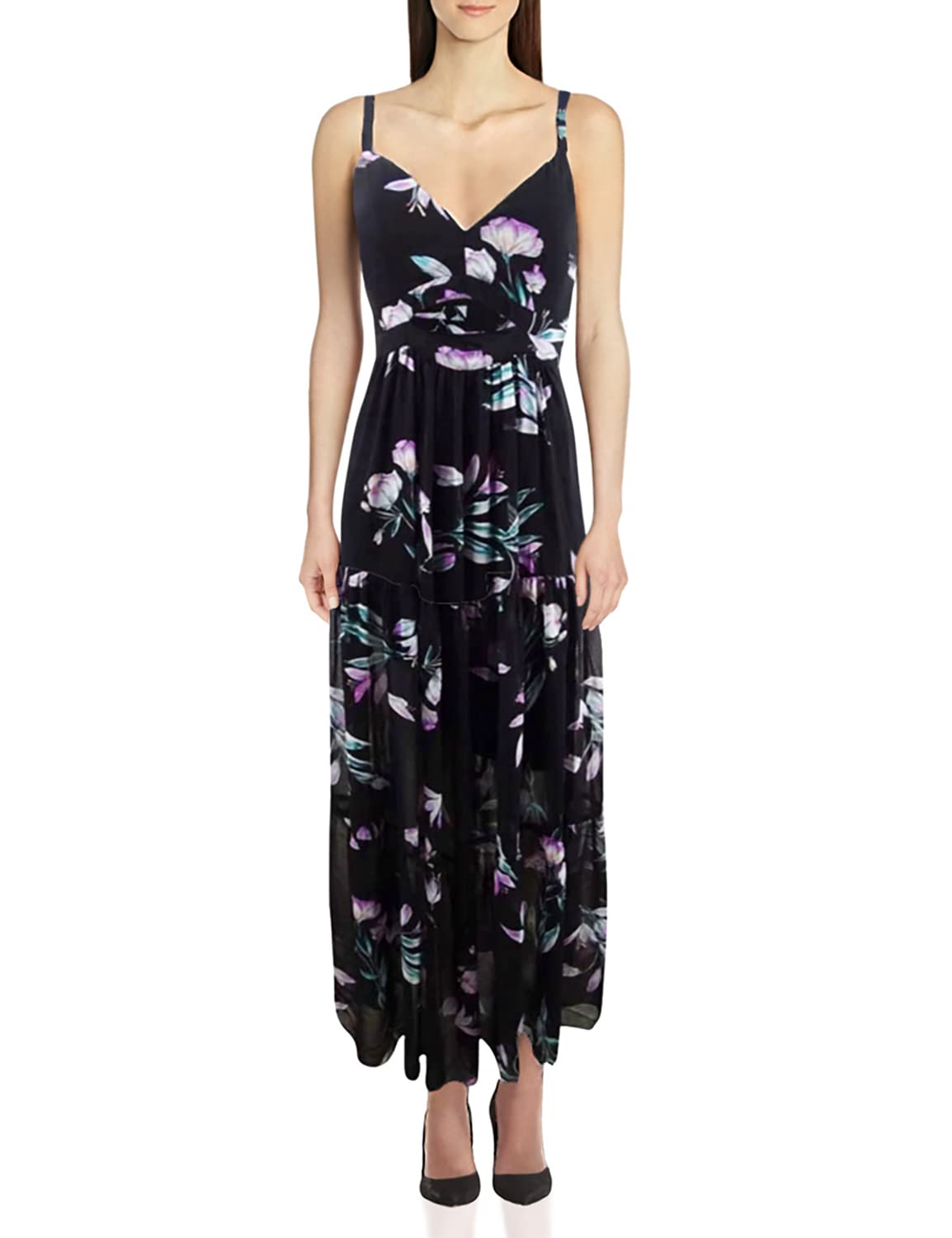 Rachel Roy Women's Adrena Dusk Maxi Dress - Elegant Long Sleeve Flowy Evening Gown for Weddings, Parties & Special Occasions