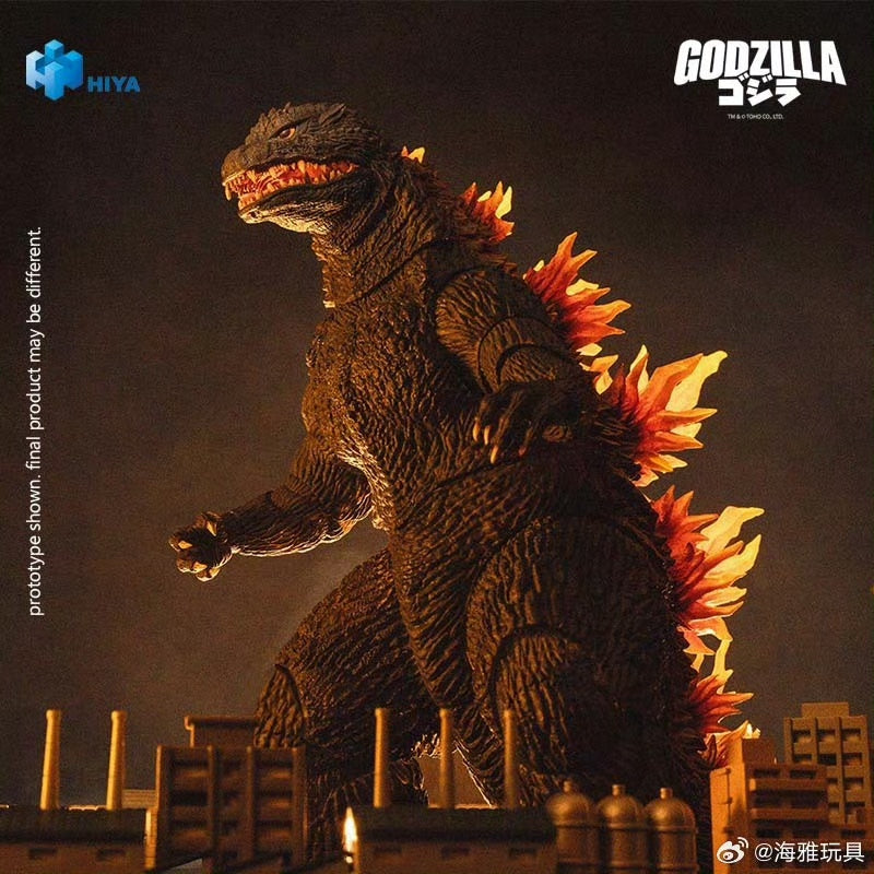HIYA 7-inch 18cm Godzilla 2000 Heat Ray Action Figure - Exquisite Collectible Toy for Movie Fans & Display | Perfect for Home Decor, Gift Giving & Anime Collections