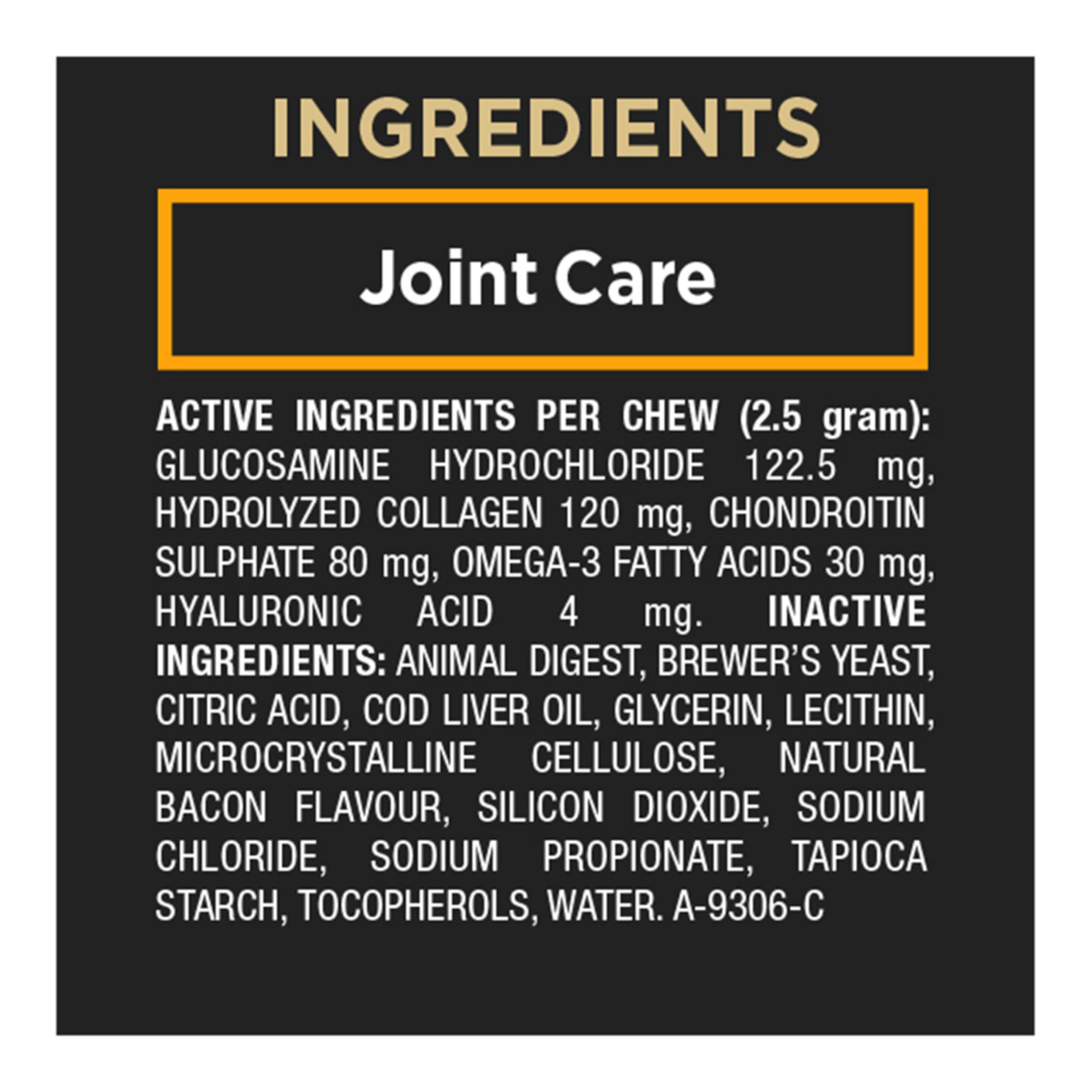 Purina Pro Plan Veterinary Supplements Joint Care Dog Chews with Glucosamine & Collagen for Small/Medium Breeds - 75g Bag (30 Count) | Supports Hip & Joint Health for Active Dogs, Senior Pets & Post-Surgery Recovery