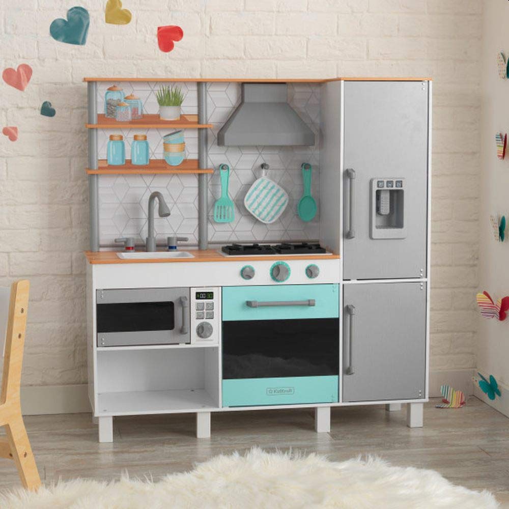 Premium Gourmet Chef Play Kitchen Toy for Kids - Easy Kraft Assembly™ - Perfect for Pretend Cooking & Role Play at Home