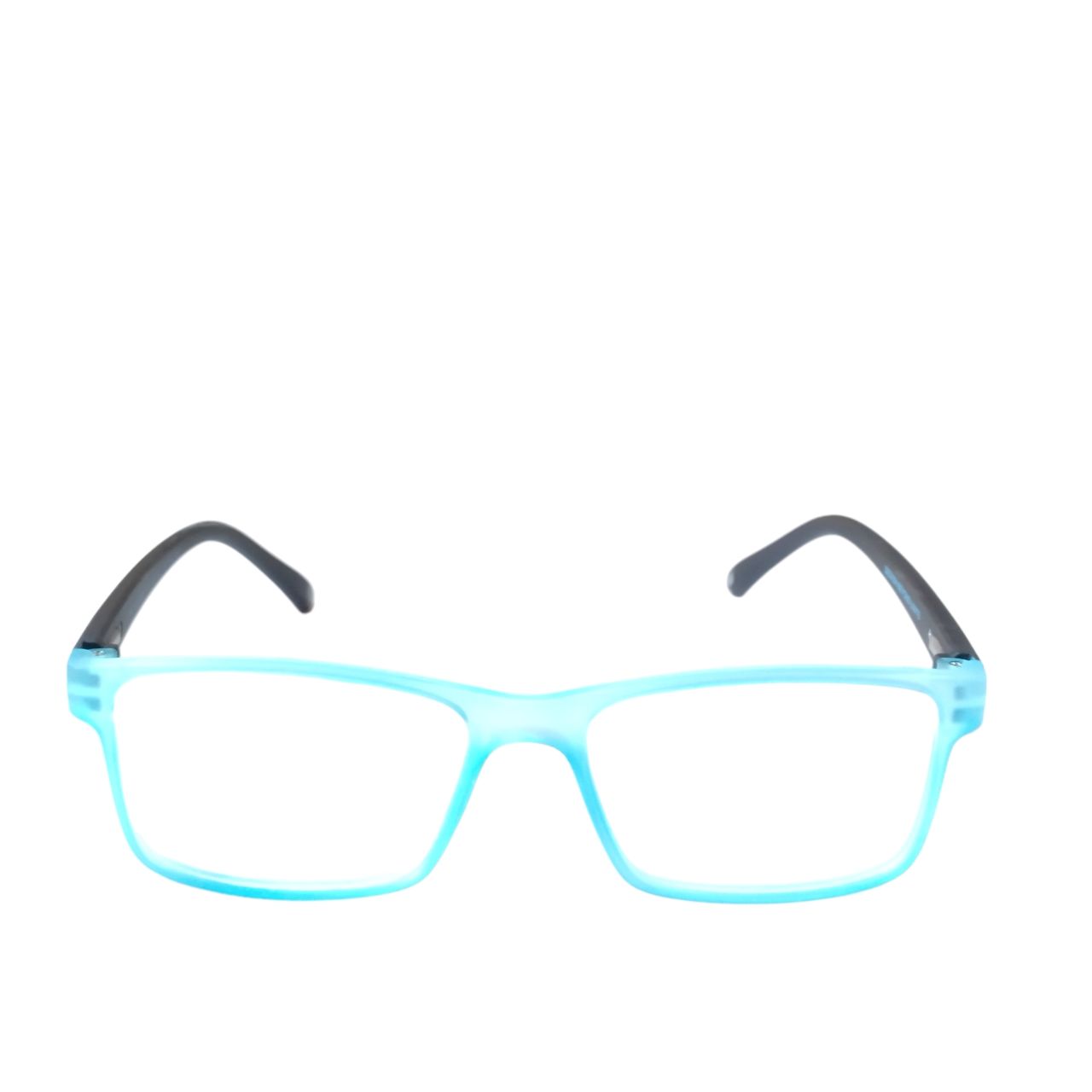 Stylish Rectangle Blue & Black Full Rim Eyeglass Frames for Men & Women - Trendy Acetate Spectacles (Model 11804) - Perfect for Office, Reading & Fashion Accessories